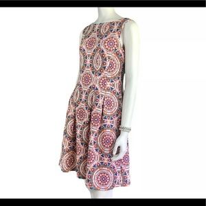 Julian Taylor Sleeveless Fit & Flare Dress